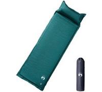 Vidaxl Matelas De Camping Autogonflant Avec Oreiller 1 Personne Vert