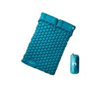 Vidaxl Matelas De Camping Autogonflant Avec Oreillers 2 Personnes Bleu