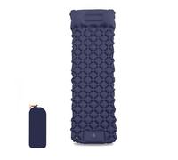 Matelas De Camping Autogonflant - Léger Portable Imperméable Et Confortable, Jumelable Former Un Lit Double, pour La Randonnée, Les Aventures en Plein Air Et Les Voyages,Blue 2-190 * 58 * 5cm