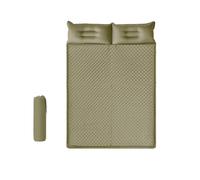 Matelas De Camping Autogonflant Portable, 8 Cm D'épaisseur Avec Oreiller Intégré, Matelas De Couchage Connectable Pour Le Camping, La Randonnée, Les Voyages Et Comme Lit D'appoint,Green-190*130*8cm