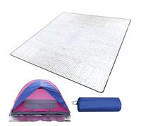 Matelas de camping en aluminium | Mousse thermique pliable | Tapis de couchage | Rouleau de pique-nique | Couche isolante imperméable pour tente, utilisation en plein air, repos de randonnée | Poids