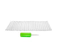 Matelas de camping gonflable - 325 g en nylon copolymère transparent 200 x 60 cm, tapis de couchage gonflable pliable avec pompe intégrée, gonflement rapide et dégonflage | Matelas pneumatiques ultral