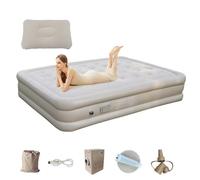 Matelas de camping gonflable, matelas pneumatique de camp,Matelas de camping double épaissi matelas de camping auto-gonflant | Coussin de couchage de luxe tapis de matelas pneumatique portable pour