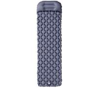 Matelas de camping gonflable - NILS CAMP - NC4006 - Gris - Pompe intégrée - Oreiller intégré