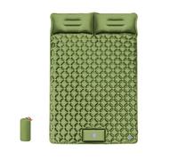 Matelas De Camping Gonflable Ultra Léger Avec Pompe À Pied Intégrée Et Oreiller Incorporé Imperméable Résistant Compact Et Pliable Pour Camping Randonnée Et Aventures En Plein Air,Green2-190*120*5cm