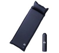 Matelas de camping - matelas gonflable Vidaxl Matelas de camping autogonflant avec oreiller 1 personne gris