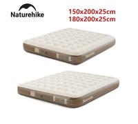 Matelas de camping Naturehike pour 2 à 3 personnes, lit d'air avec pompe intégrée, matelas de voyage en plein air, matelas de plage, matelas de couchage de 25 cm d'épaisseur 200x150x25cm