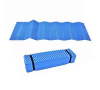 Matelas de Camping Pliable en Mousse IXPE avec Revêtement Aluminium Tapis de Sol Isolant Thermique 185x55cm pour Randonnée Trekking et Bivouac Ultra-léger et Imperméable