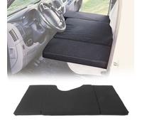 Matelas de Camping Pliable pour Renault Trafic X83 2001-2004 en Polyester Noir