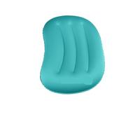 matelas de camping pneumatique Oreiller gonflable de camping en plein air, coussin d'air en TPU souple for la protection du cou et le soutien lombaire, for le sommeil des adultes, 90 g(Peacock)