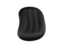 matelas de camping pneumatique Oreiller gonflable de camping en plein air, coussin d'air en TPU souple for la protection du cou et le soutien lombaire, for le sommeil des adultes, 90 g(Black)