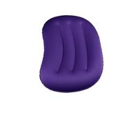 matelas de camping pneumatique Oreiller gonflable de camping en plein air, coussin d'air en TPU souple for la protection du cou et le soutien lombaire, for le sommeil des adultes, 90 g(Purple)