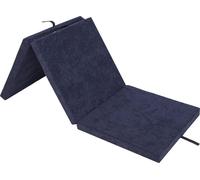 Matelas de chambre à coucher, matelas d'invité, matelas automatique, matelas de camping, couchage, matelas de plage, matelas pliable, 180 x 65 cmBLEU FONCE