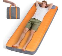 Matelas de couchage auto-gonflant, pompe intégrée, se gonfle et se dégonfle rapidement en 2 minutes, durable et étanche, compact et portable, adapté pour la maison, les voyages et le camping