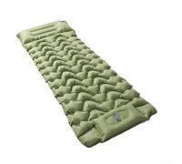 Matelas de couchage d'extérieur ultraléger avec oreiller intégré et pompe à pied pour les routards à la recherche d'un soutien d'air compact et fiable (D)