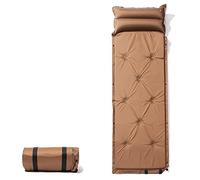 Matelas de couchage double auto-gonflant avec oreiller - Matelas gonflable imperméable et léger pour le camping et la randonnée