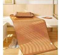 Matelas De Couchage en Bambou D’été Respirant 75 « l 77 » L Home Tapis De Couchage D’été en Bambou à Refroidissement Rapide pour Dortoir D’école à La Maison, D, L195xW100cm/L77xW39.4in