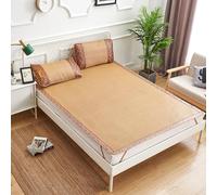 Matelas de Couchage Été Réversible - Tapis Rafraîchissant Soie Glacée, Matelas Pliable Respirant Anti Transpiration, Literie Légère Maison Dortoir(D,80 * 190cm/31.5 * 74.8in)