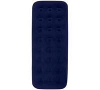 Highlander Gonflable Train Dormir Matelas Célibataire Floqué PVC Camping Bleu