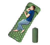 Matelas de couchage gonflable pour camping portable pour une personne