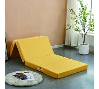 Matelas de couchage pliable portable avec housse lavable pour voyage, camping, salon, chambre à coucher, matelas de sol pliable pour canapé, chaise, lit