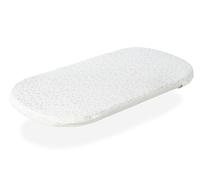 Matelas De Couffin 75x40 Epaisseur 6 Cm 2 In 1:Matelas Pour Landau,Nacelle,Berceau + Protège Matrelas- Déhoussable, Noyau En Mousse Perforée Et Respirant