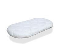 Matelas De Couffin 75x40 Epaisseur 6 Cm 2 In 1:Matelas Pour Landau,Nacelle,Berceau + Protège Matrelas- Déhoussable, Noyau En Mousse Perforée Et Respirant