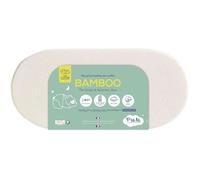 Matelas de couffin sans traitement déhoussable et réversible 32x72cm - Blanc - Fabriqué en France - P'tit Lit