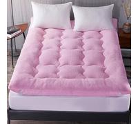 Matelas De Futon Japonais Matelas De Plancher De Futon Doux Respirant Tapis De Couchage Tatami Plier Le Tapis De Toison Berbère Roll Up Pliable Épais Coussin De Lit Chaud Pavé De Couchage Double