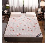 Matelas De Futon,Matelas Portable à Sol Souple De Futon épais,futons Japonais Simples Doubles,Matelas en Latex De Palmier De Noix De Coco Tapis De Palmier D’étudiant, A, 150x200cm