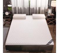Matelas De Futon,Matelas Portable à Sol Souple De Futon épais,futons Japonais Simples Doubles,Matelas en Latex De Palmier De Noix De Coco Tapis De Palmier D’étudiant, B, 150x200cm