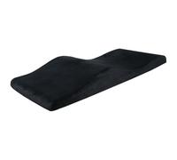 Matelas de lit à cils en mousse à mémoire de forme surmatelas incurvé matelas de lit à cils extension de cils lit beauté surmatelas à cils pour la relaxation par le massage(Black,60cm width black)