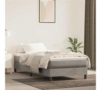 Vidaxl Matelas De Lit À Ressorts Ensachés 100x210x20 Cm Velours