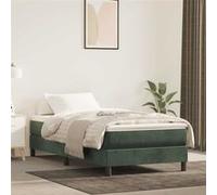 Matelas de lit à ressorts ensachés Gris Foncé 140x190x20 cm vidaXL