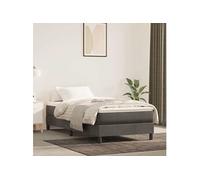 Vidaxl Matelas De Lit À Ressorts Ensachés 100x210x20 Cm Velours