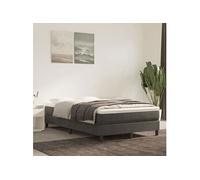 vidaXL Matelas de lit à ressorts ensachés 140x210x20 cm Velours pour sommier tapissier