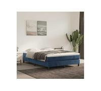 Matelas de lit à ressorts ensachés 140x220x20 cm velours