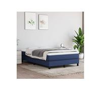 Matelas de Lit à Ressorts Ensachés Crème 160x200x20 cm Tissu Double vidaXL