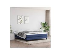 Matelas de Lit à Ressorts Ensachés Crème 160x200x20 cm Tissu Double vidaXL