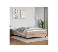 vidaXL Matelas de lit à ressorts ensachés Cappuccino 140x200x20 cm