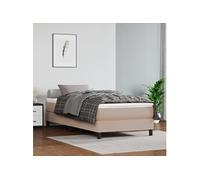 Matelas de lit à ressorts ensachés Cappuccino 90x190x20 cm347707