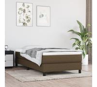 Matelas de Lit à Ressorts Ensachés Crème 160x200x20 cm Tissu Double vidaXL