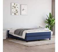 Vidaxl Matelas De Lit À Ressorts Ensachés Bleu 120x200x20 Cm Tissu