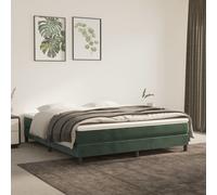 Vidaxl Matelas De Lit À Ressorts Ensachés Vert Foncé 120x190x20 Cm Vert
