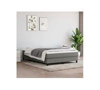 Matelas de lit à ressorts ensachés Gris foncé 140x190x20 cm347775