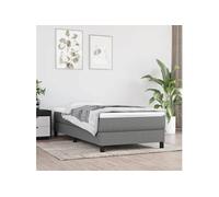 vidaXL Matelas à ressorts ensachés Tissu double Crème 160x200x20 cm
