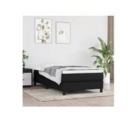 Matelas de lit à ressorts ensachés Noir 100x200x20 cm Tissu347736