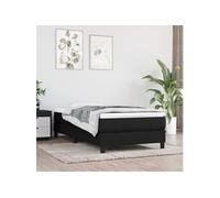 Vidaxl Matelas De Lit À Ressorts Ensachés Noir 80x200x20 Cm Tissu