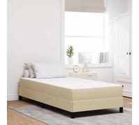 vidaXL Matelas à ressorts ensachés Tissu 90x190x20 cm Vert clair / Gris moyen