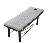 matelas de lit de massage Ensemble de lit massage SPA avec trous for table salon beauté, drap, matelas, plusieurs tailles(Gray,180x60cm)